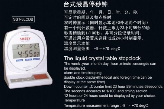 點擊查看詳細信息<br>標題：SST-3LCDB臺式液晶停秒鐘 閱讀次數：2502