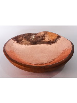 Teak Bowl with Copper Inlay set of 3 Cita Mulya Kreasi